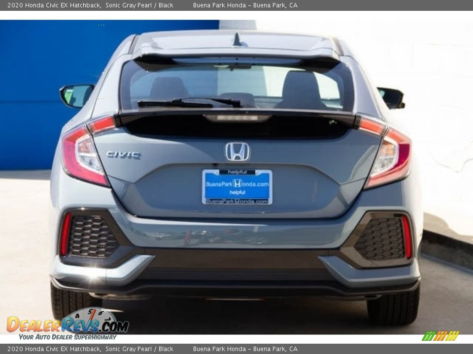 2020 Honda Civic EX Hatchback Sonic Gray Pearl / Black Photo #8