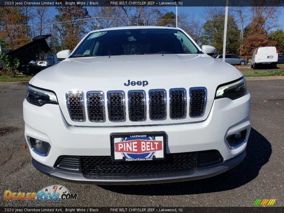 2020 Jeep Cherokee Limited 4x4 Bright White / Black Photo #2