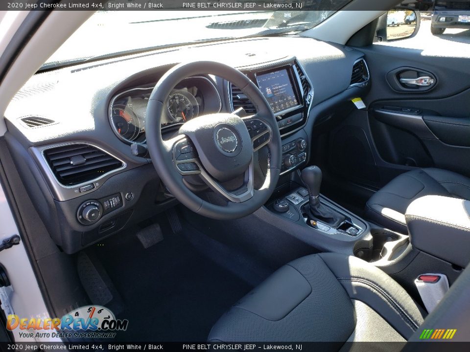 2020 Jeep Cherokee Limited 4x4 Bright White / Black Photo #7