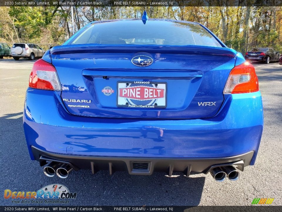 2020 Subaru WRX Limited WR Blue Pearl / Carbon Black Photo #5