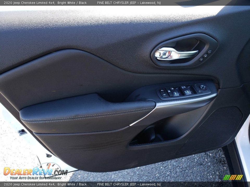 2020 Jeep Cherokee Limited 4x4 Bright White / Black Photo #8