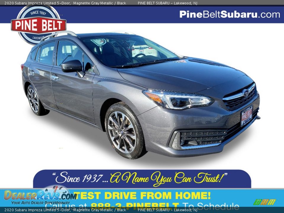 2020 Subaru Impreza Limited 5-Door Magnetite Gray Metallic / Black Photo #1