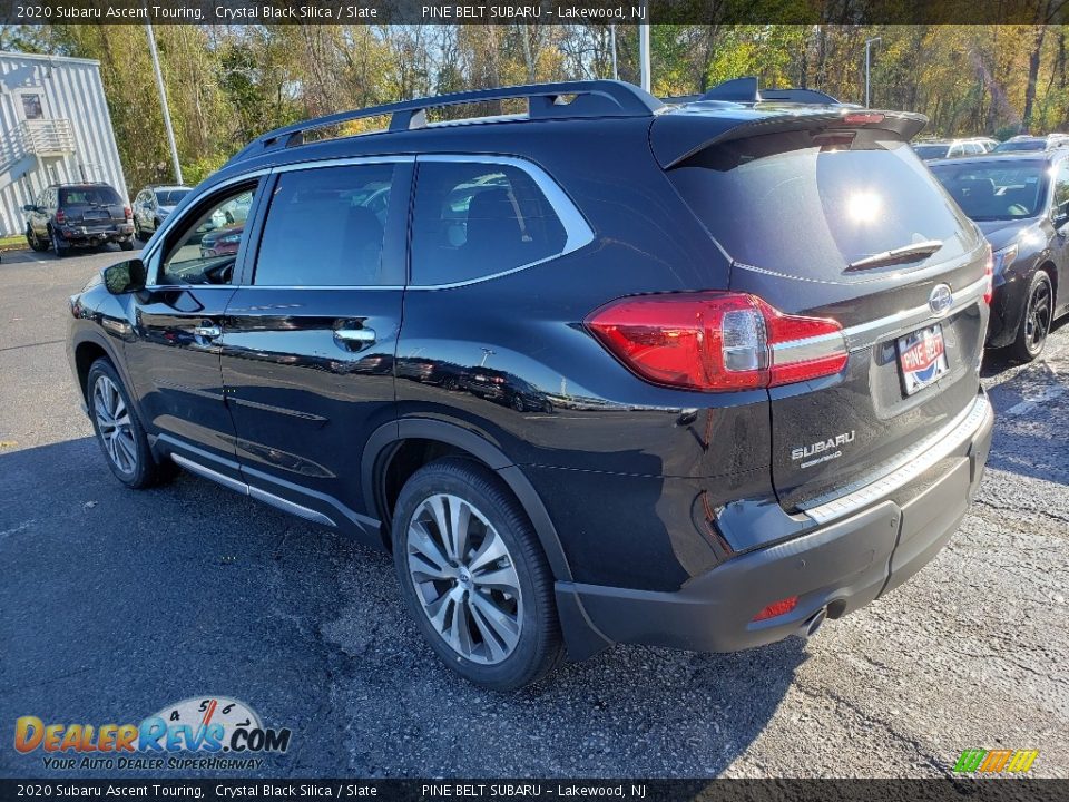 2020 Subaru Ascent Touring Crystal Black Silica / Slate Photo #4