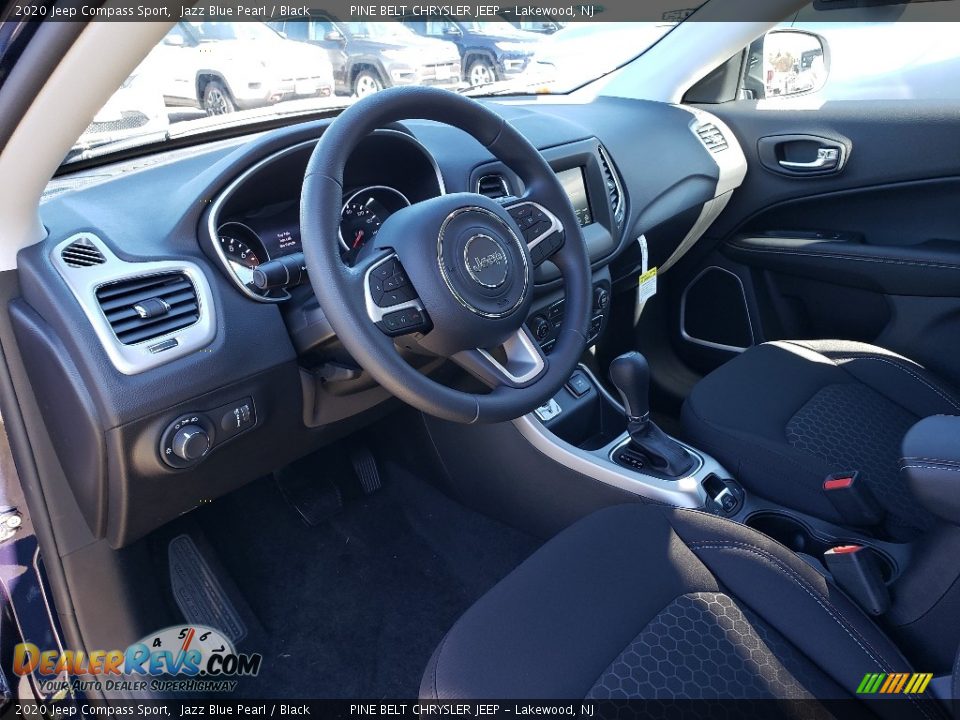 2020 Jeep Compass Sport Jazz Blue Pearl / Black Photo #7