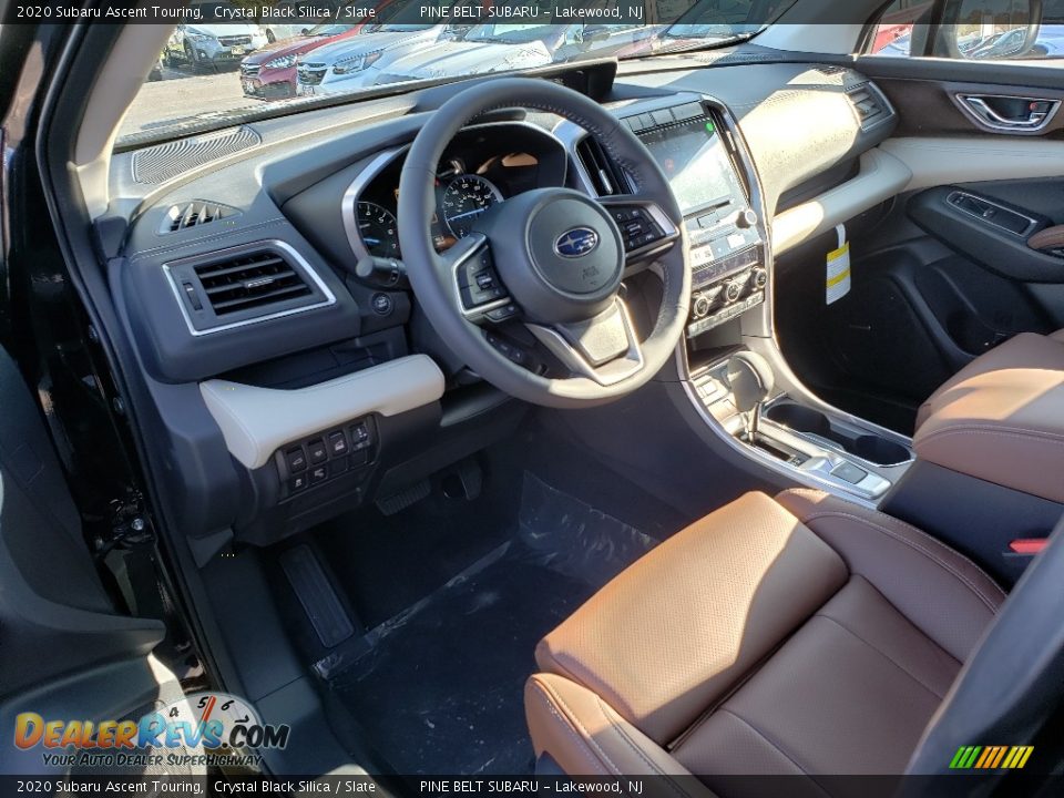 2020 Subaru Ascent Touring Crystal Black Silica / Slate Photo #7