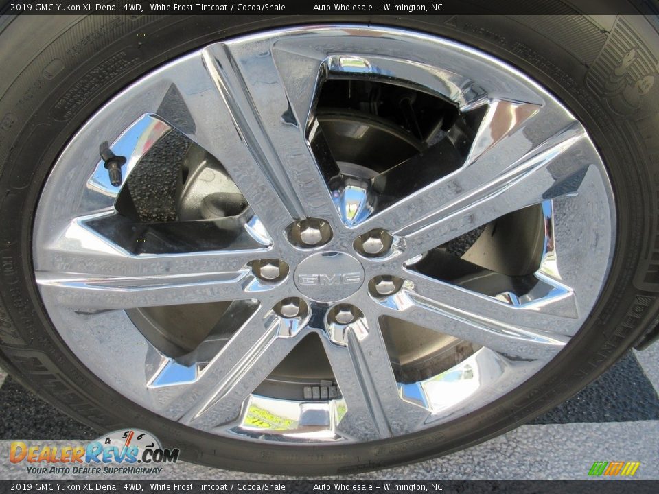 2019 GMC Yukon XL Denali 4WD White Frost Tintcoat / Cocoa/Shale Photo #7