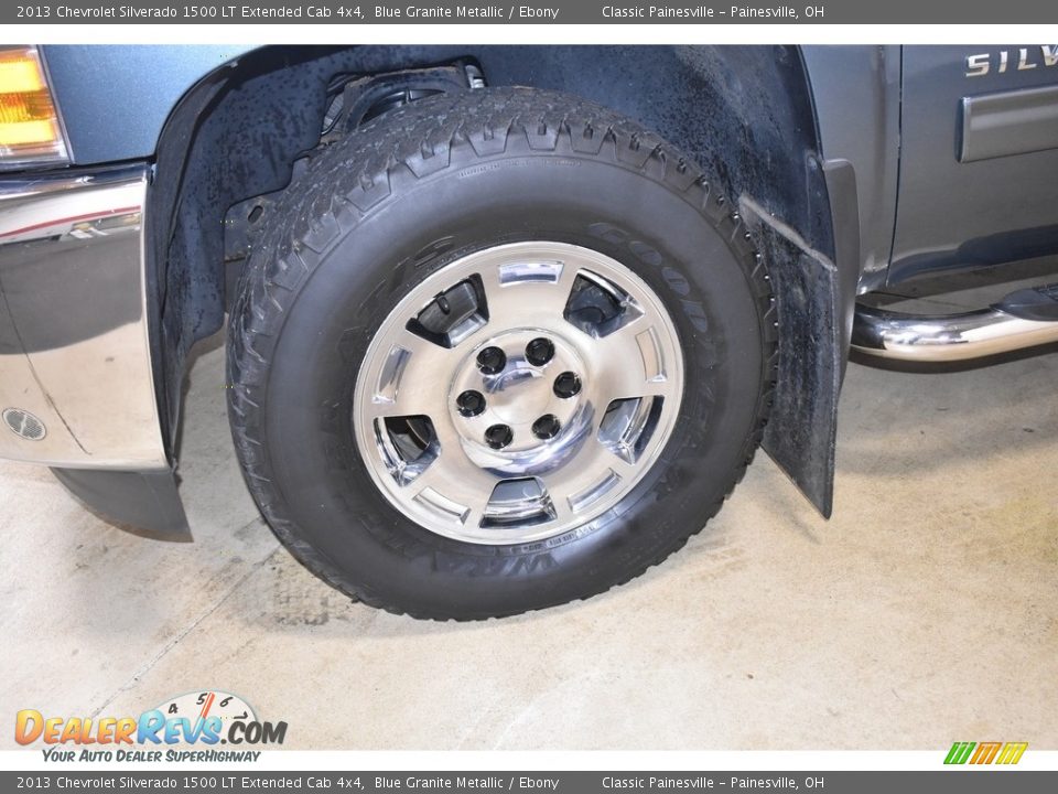 2013 Chevrolet Silverado 1500 LT Extended Cab 4x4 Blue Granite Metallic / Ebony Photo #5