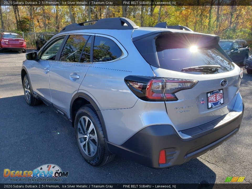 2020 Subaru Outback 2.5i Premium Ice Silver Metallic / Titanium Gray Photo #4