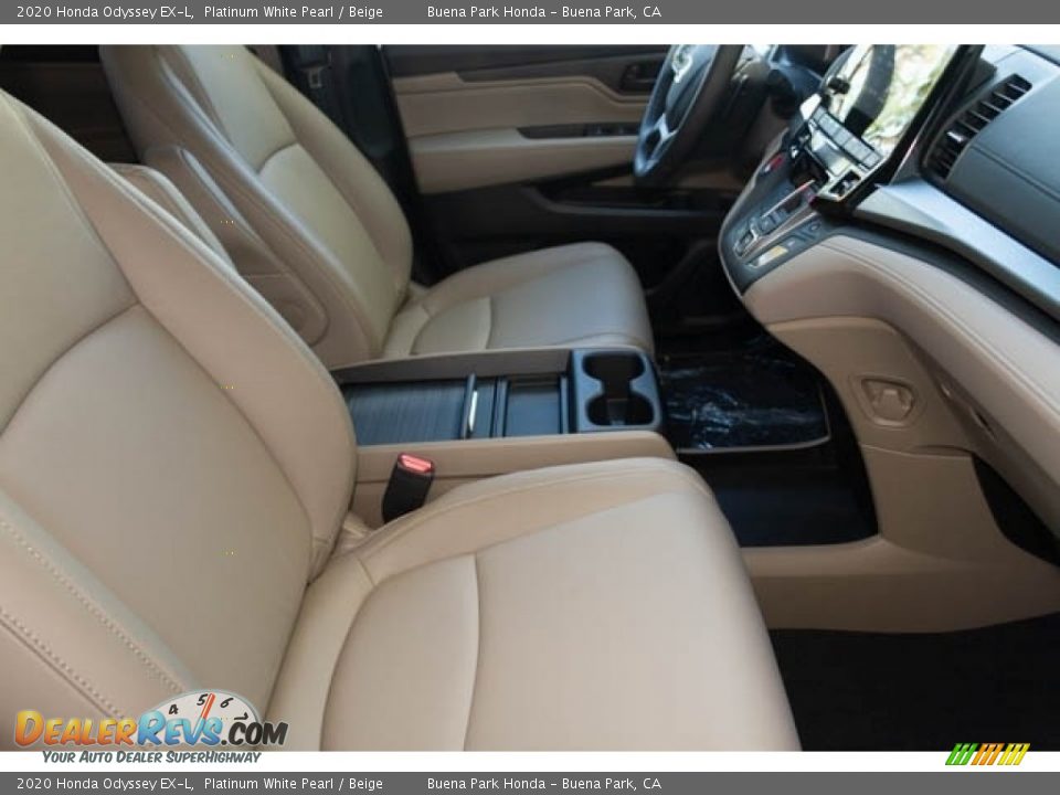 2020 Honda Odyssey EX-L Platinum White Pearl / Beige Photo #32