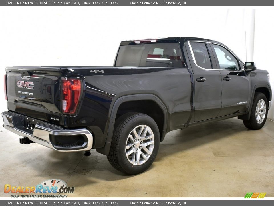 Onyx Black 2020 GMC Sierra 1500 SLE Double Cab 4WD Photo #2