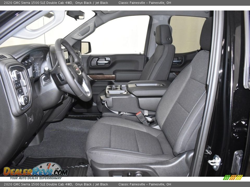 Front Seat of 2020 GMC Sierra 1500 SLE Double Cab 4WD Photo #6