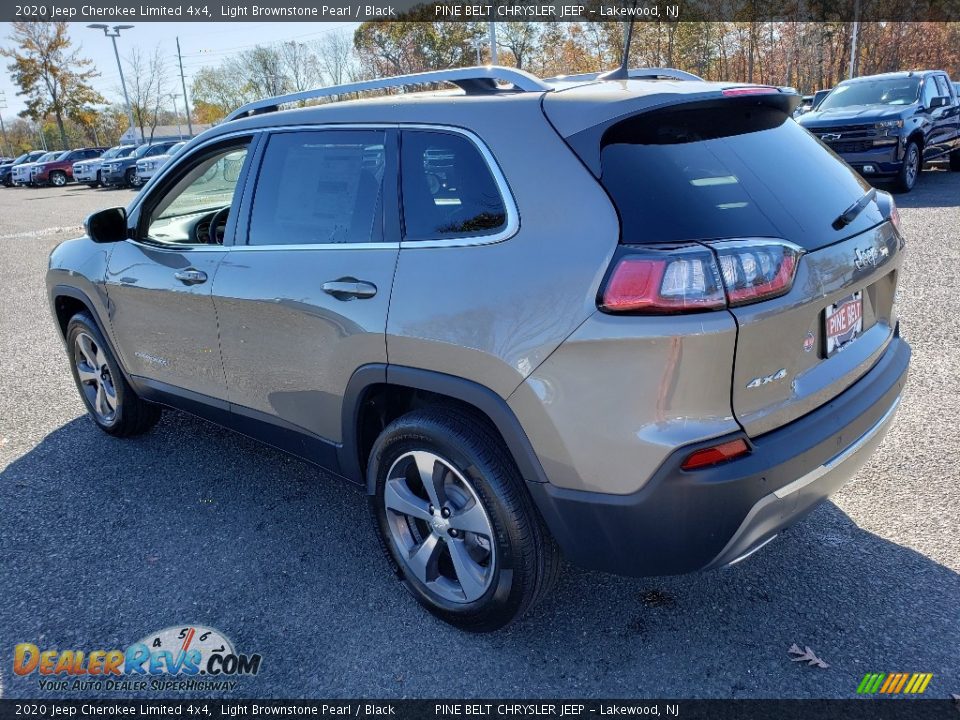 2020 Jeep Cherokee Limited 4x4 Light Brownstone Pearl / Black Photo #4