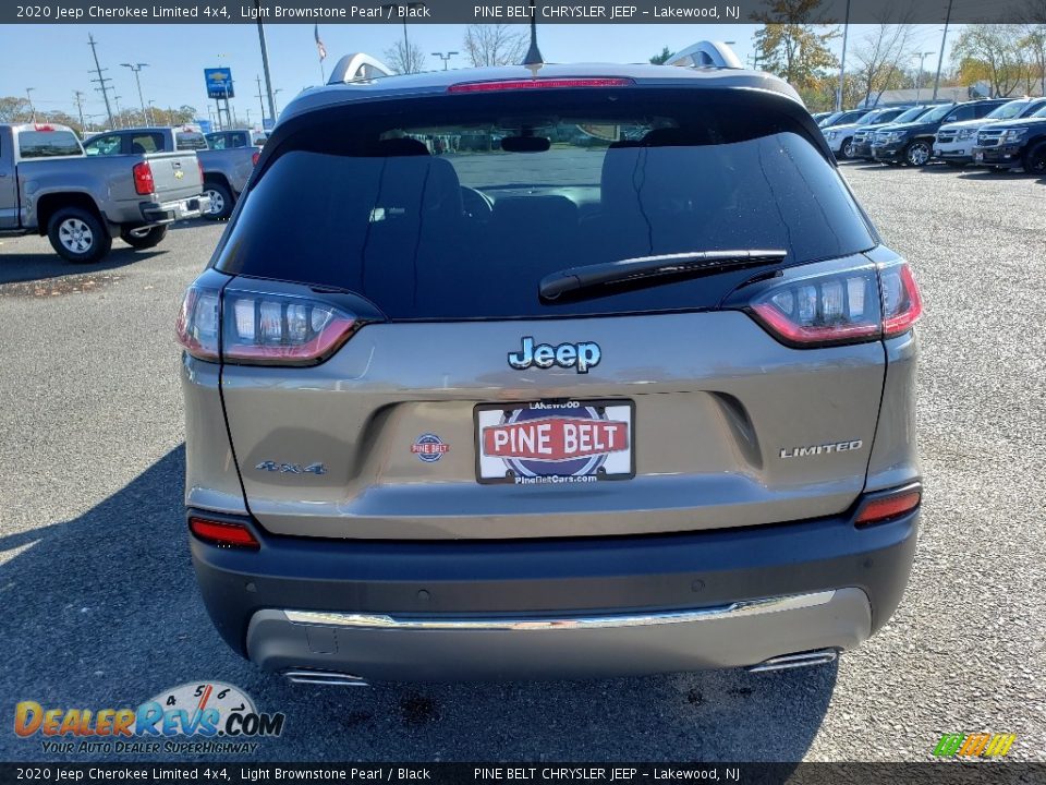 2020 Jeep Cherokee Limited 4x4 Light Brownstone Pearl / Black Photo #5