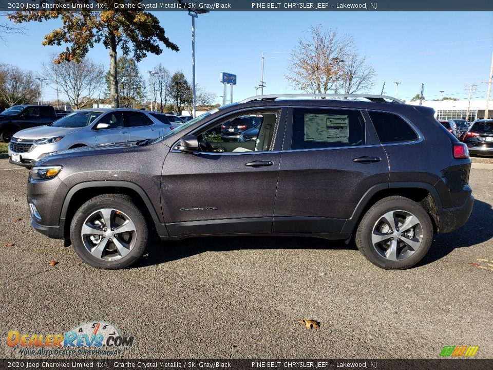 2020 Jeep Cherokee Limited 4x4 Granite Crystal Metallic / Ski Gray/Black Photo #3