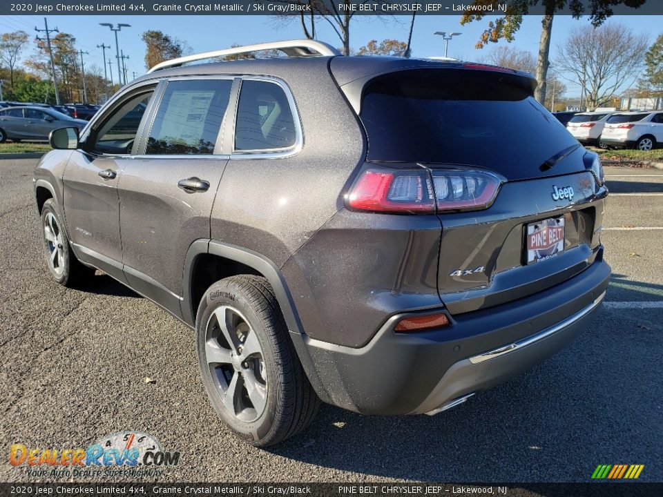 2020 Jeep Cherokee Limited 4x4 Granite Crystal Metallic / Ski Gray/Black Photo #4