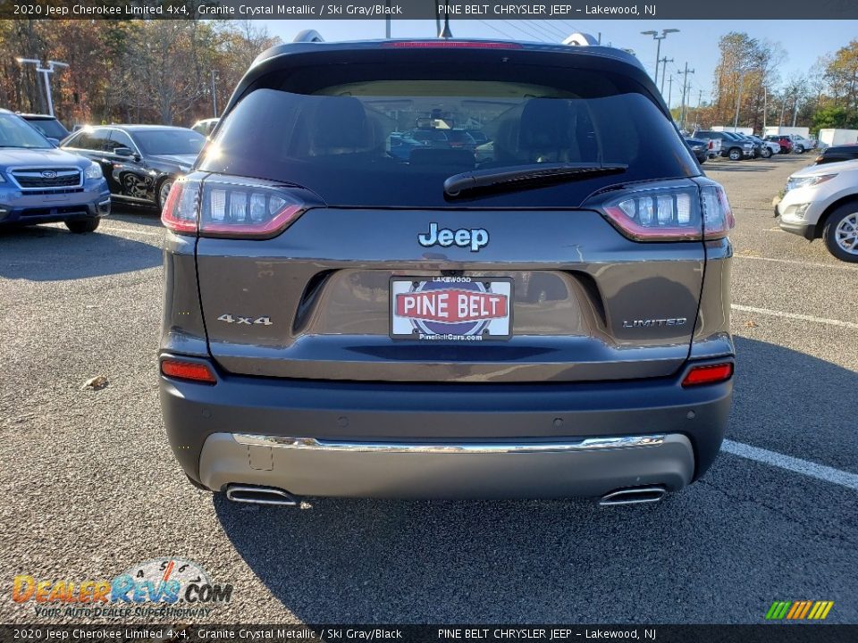 2020 Jeep Cherokee Limited 4x4 Granite Crystal Metallic / Ski Gray/Black Photo #5