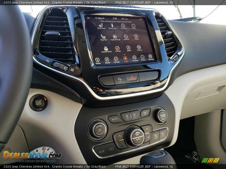 2020 Jeep Cherokee Limited 4x4 Granite Crystal Metallic / Ski Gray/Black Photo #9