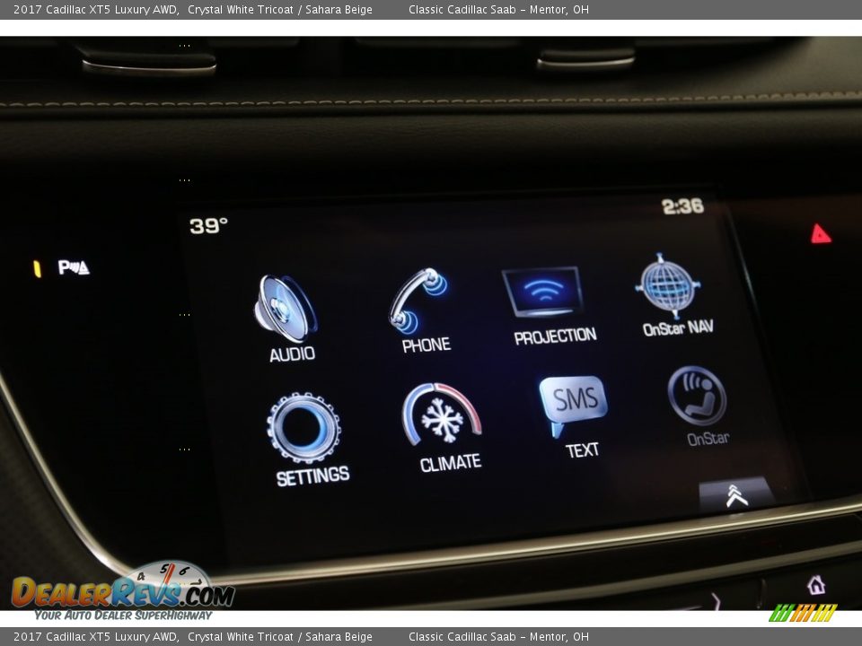 2017 Cadillac XT5 Luxury AWD Crystal White Tricoat / Sahara Beige Photo #11