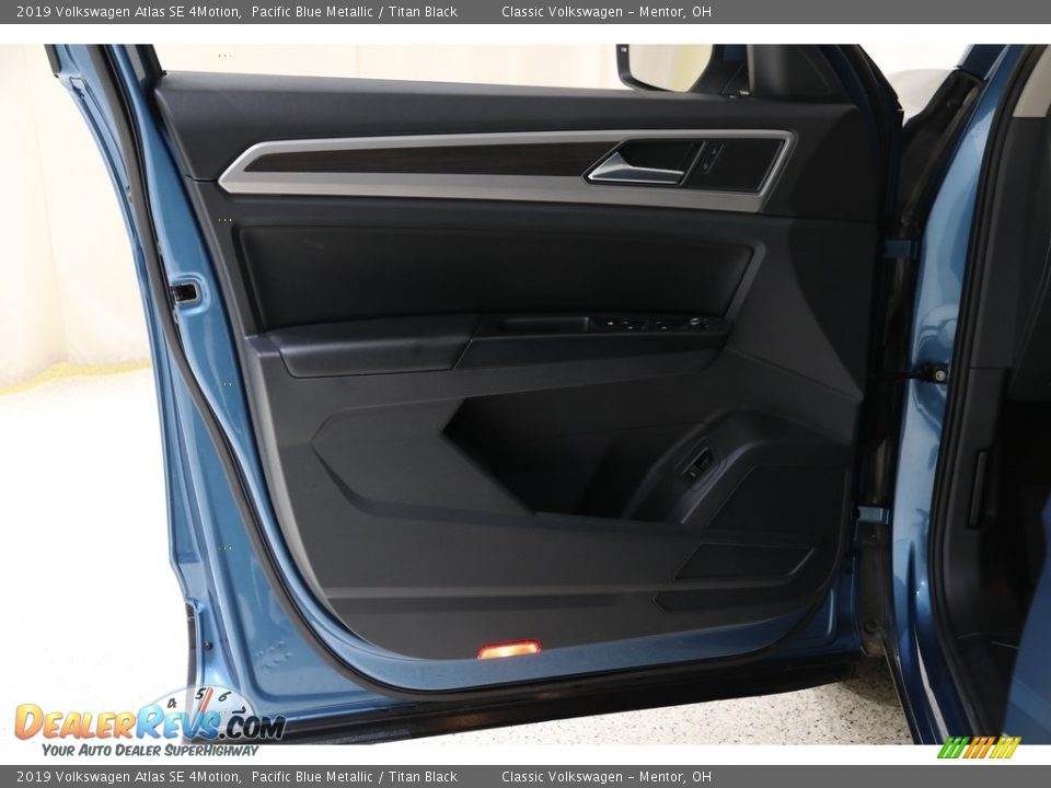 2019 Volkswagen Atlas SE 4Motion Pacific Blue Metallic / Titan Black Photo #4