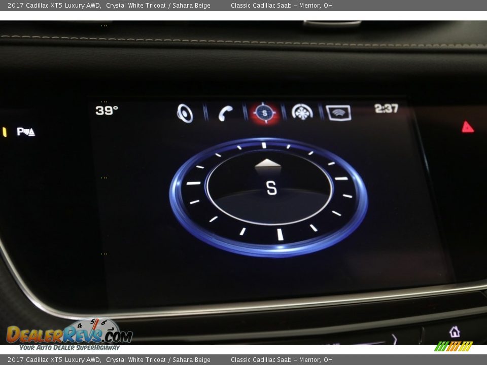 2017 Cadillac XT5 Luxury AWD Crystal White Tricoat / Sahara Beige Photo #14