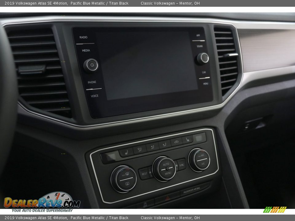 2019 Volkswagen Atlas SE 4Motion Pacific Blue Metallic / Titan Black Photo #7