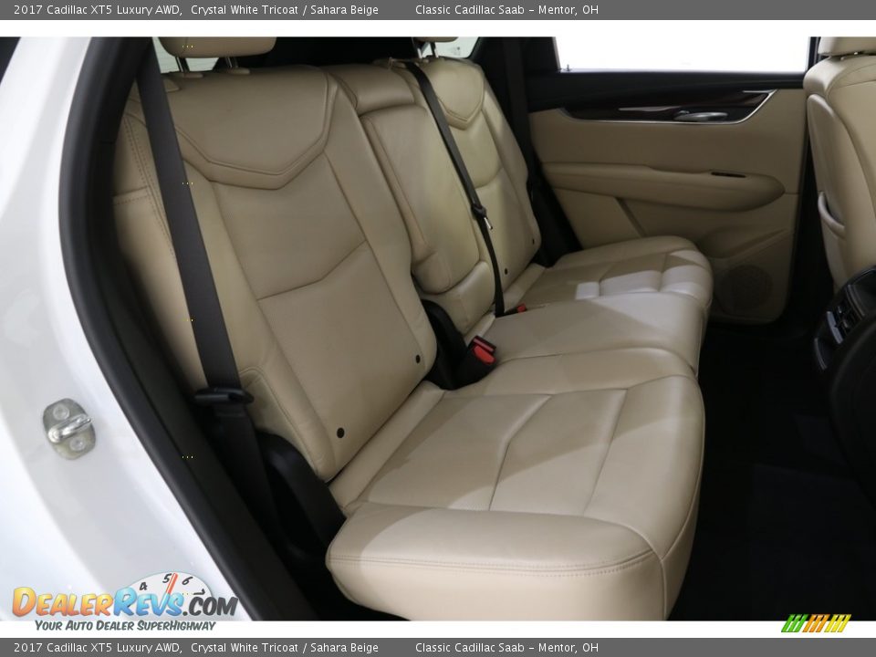 2017 Cadillac XT5 Luxury AWD Crystal White Tricoat / Sahara Beige Photo #21