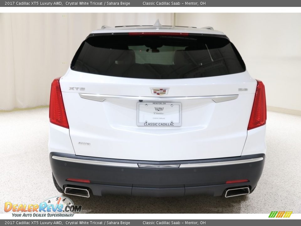 2017 Cadillac XT5 Luxury AWD Crystal White Tricoat / Sahara Beige Photo #23