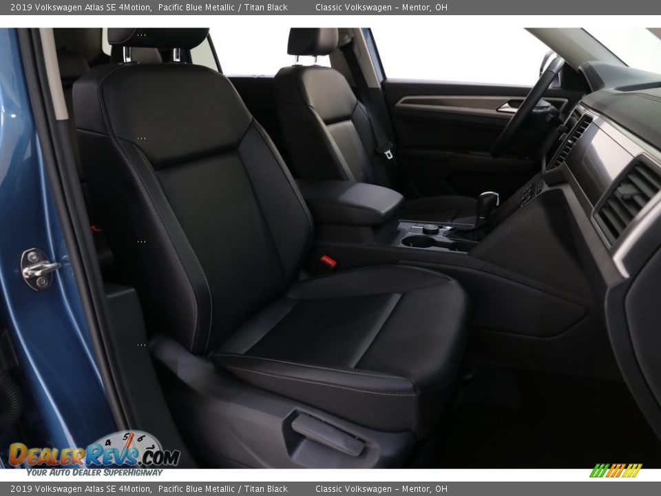 2019 Volkswagen Atlas SE 4Motion Pacific Blue Metallic / Titan Black Photo #17