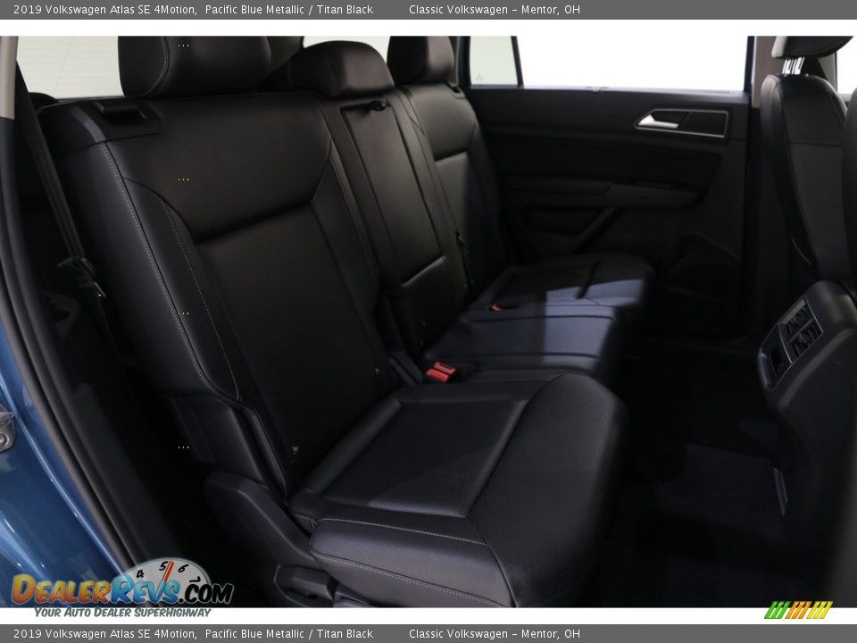2019 Volkswagen Atlas SE 4Motion Pacific Blue Metallic / Titan Black Photo #18