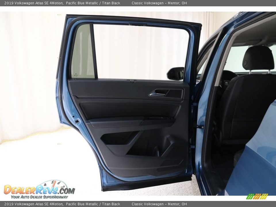 2019 Volkswagen Atlas SE 4Motion Pacific Blue Metallic / Titan Black Photo #19