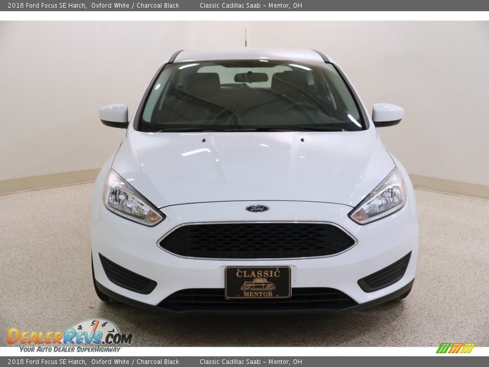 2018 Ford Focus SE Hatch Oxford White / Charcoal Black Photo #2