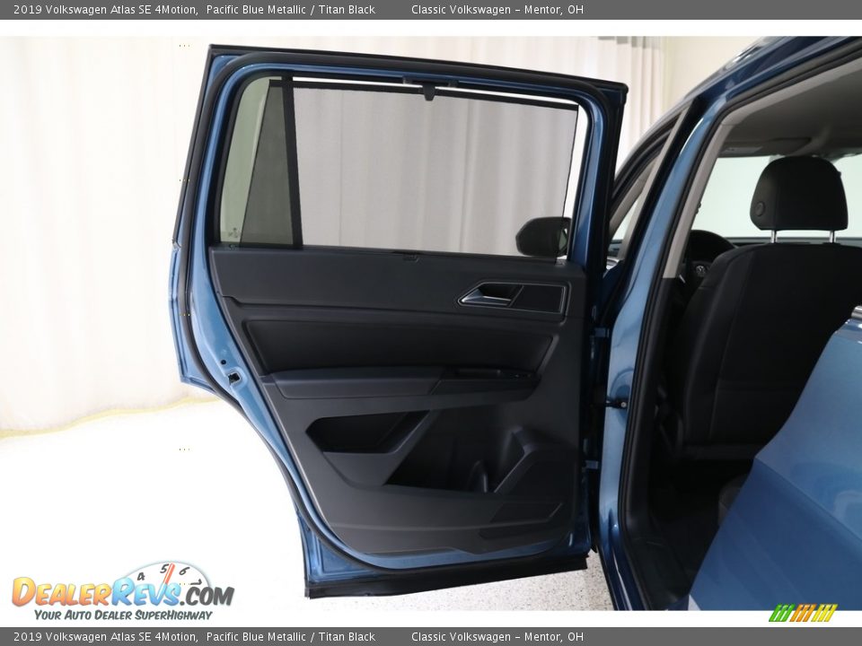 2019 Volkswagen Atlas SE 4Motion Pacific Blue Metallic / Titan Black Photo #20
