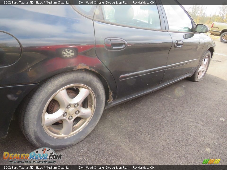 2002 Ford Taurus SE Black / Medium Graphite Photo #10