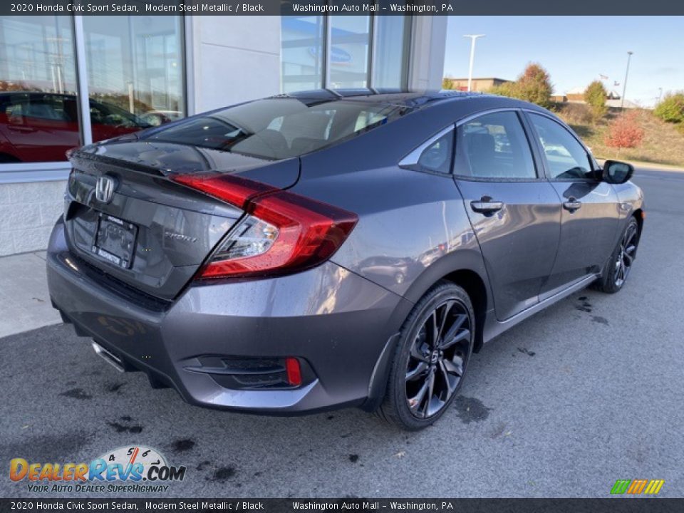 Modern Steel Metallic 2020 Honda Civic Sport Sedan Photo #7