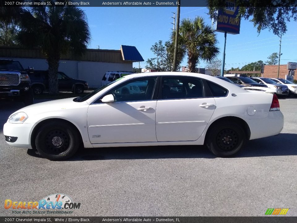 2007 Chevrolet Impala SS White / Ebony Black Photo #6