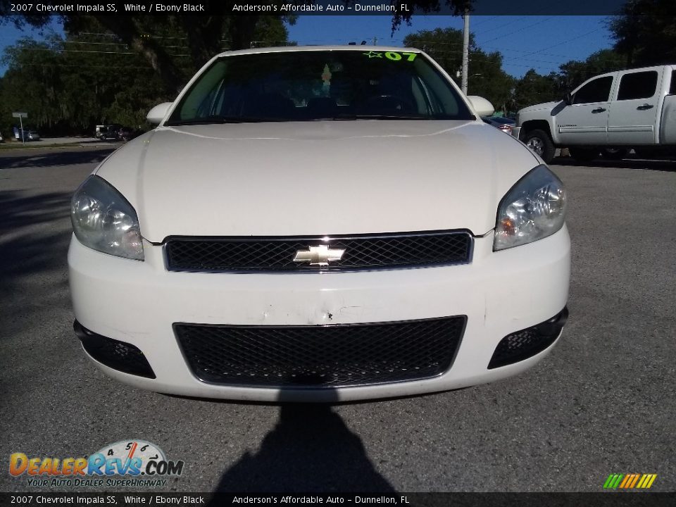 2007 Chevrolet Impala SS White / Ebony Black Photo #8