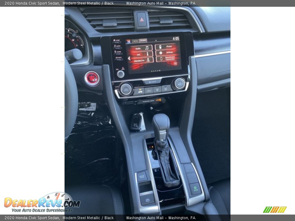 2020 Honda Civic Sport Sedan Modern Steel Metallic / Black Photo #31