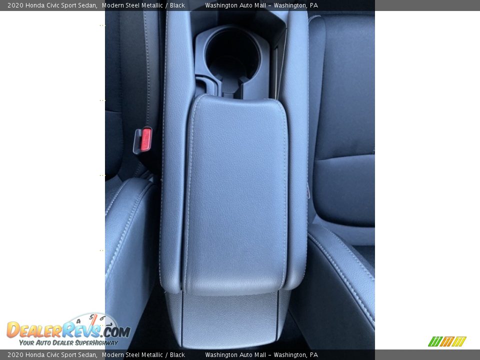 2020 Honda Civic Sport Sedan Modern Steel Metallic / Black Photo #34