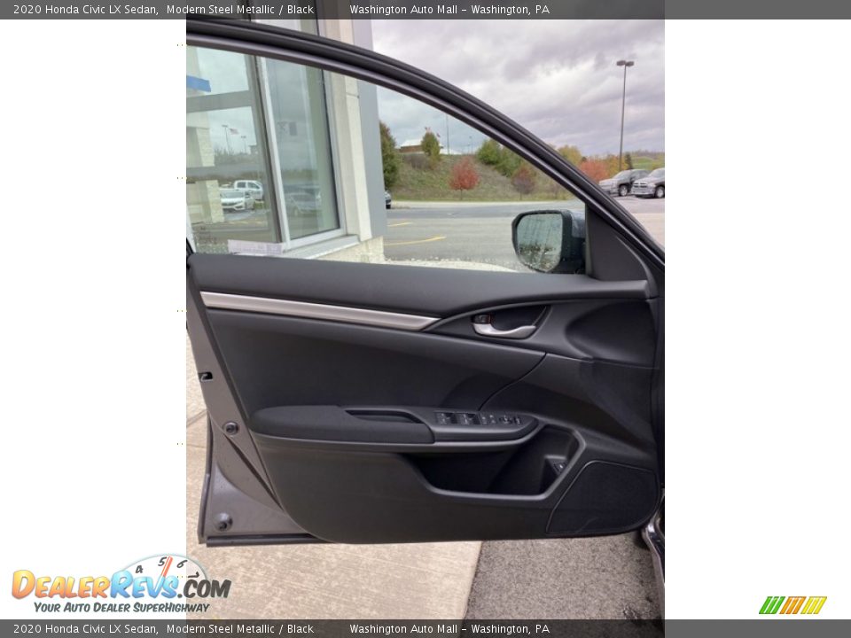 2020 Honda Civic LX Sedan Modern Steel Metallic / Black Photo #10