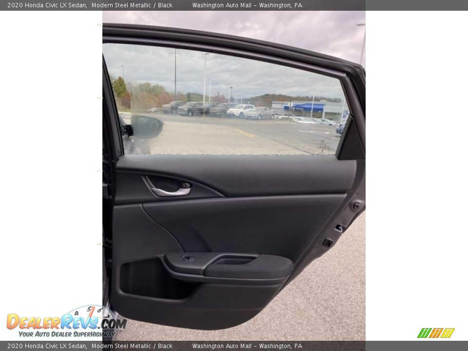2020 Honda Civic LX Sedan Modern Steel Metallic / Black Photo #22