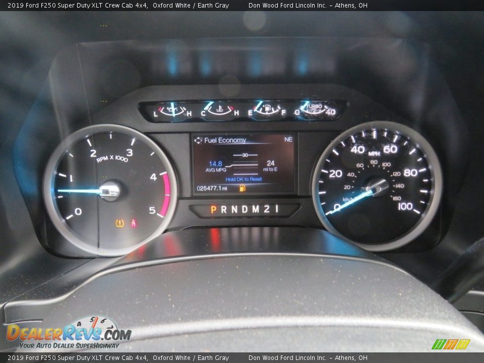 2019 Ford F250 Super Duty XLT Crew Cab 4x4 Oxford White / Earth Gray Photo #26