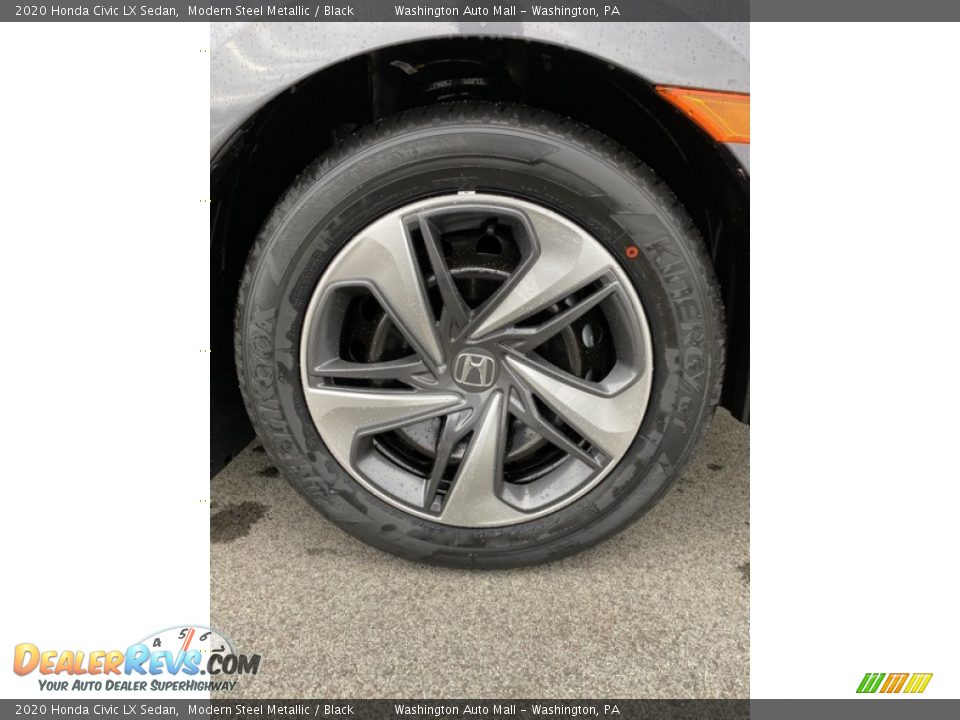 2020 Honda Civic LX Sedan Modern Steel Metallic / Black Photo #28