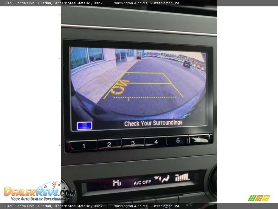 2020 Honda Civic LX Sedan Modern Steel Metallic / Black Photo #31