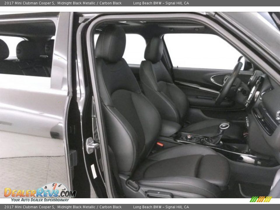 2017 Mini Clubman Cooper S Midnight Black Metallic / Carbon Black Photo #6