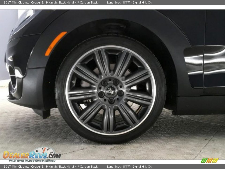 2017 Mini Clubman Cooper S Midnight Black Metallic / Carbon Black Photo #8