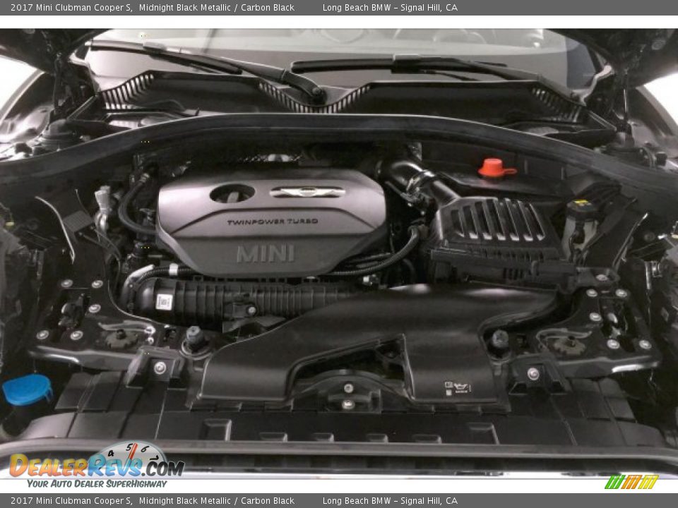 2017 Mini Clubman Cooper S Midnight Black Metallic / Carbon Black Photo #9