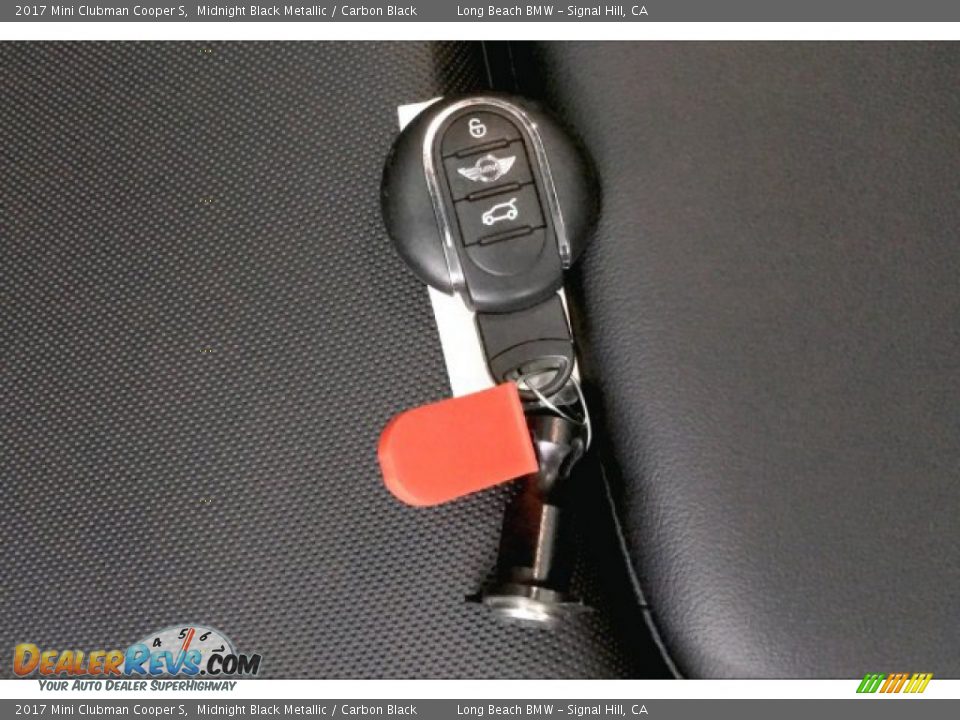 2017 Mini Clubman Cooper S Midnight Black Metallic / Carbon Black Photo #11