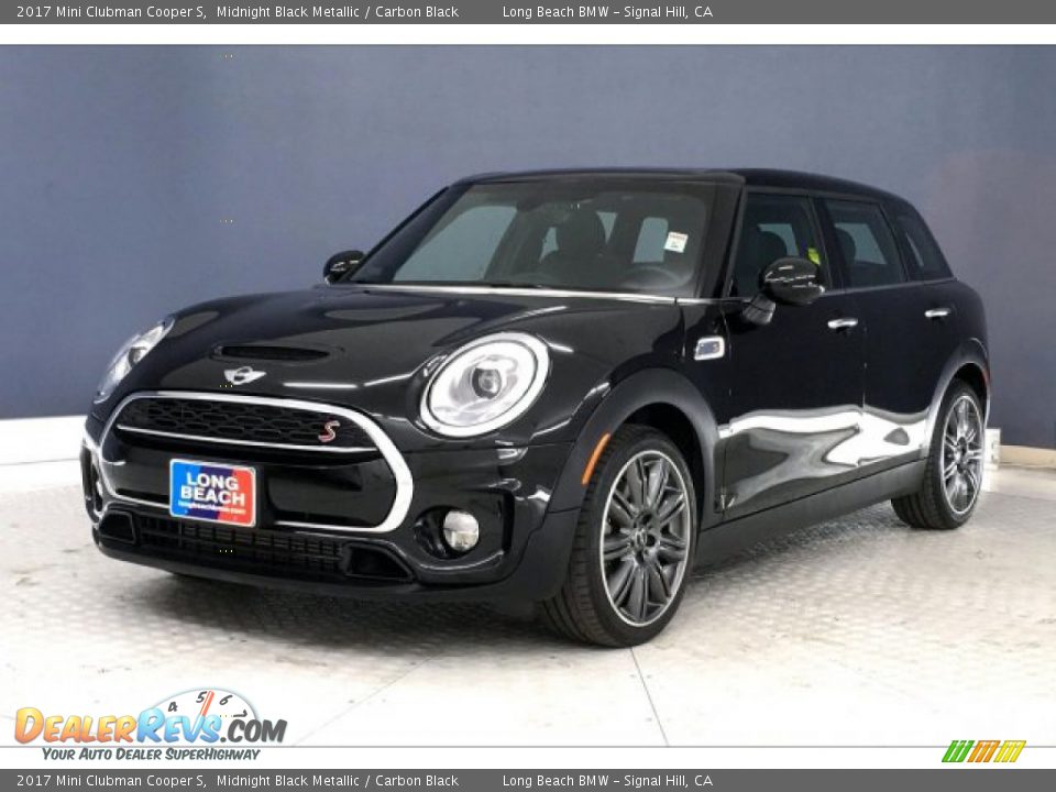 2017 Mini Clubman Cooper S Midnight Black Metallic / Carbon Black Photo #12