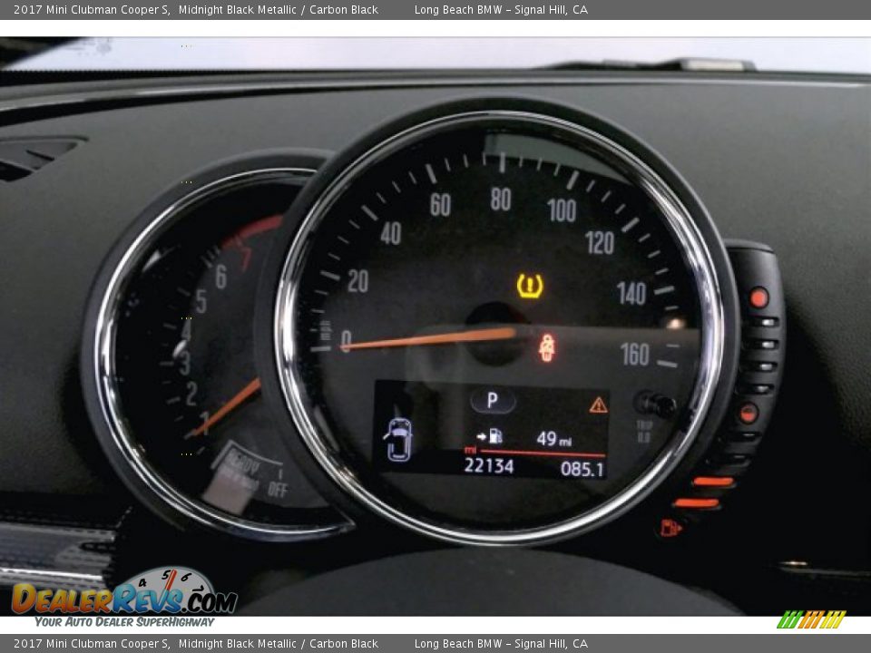 2017 Mini Clubman Cooper S Midnight Black Metallic / Carbon Black Photo #15