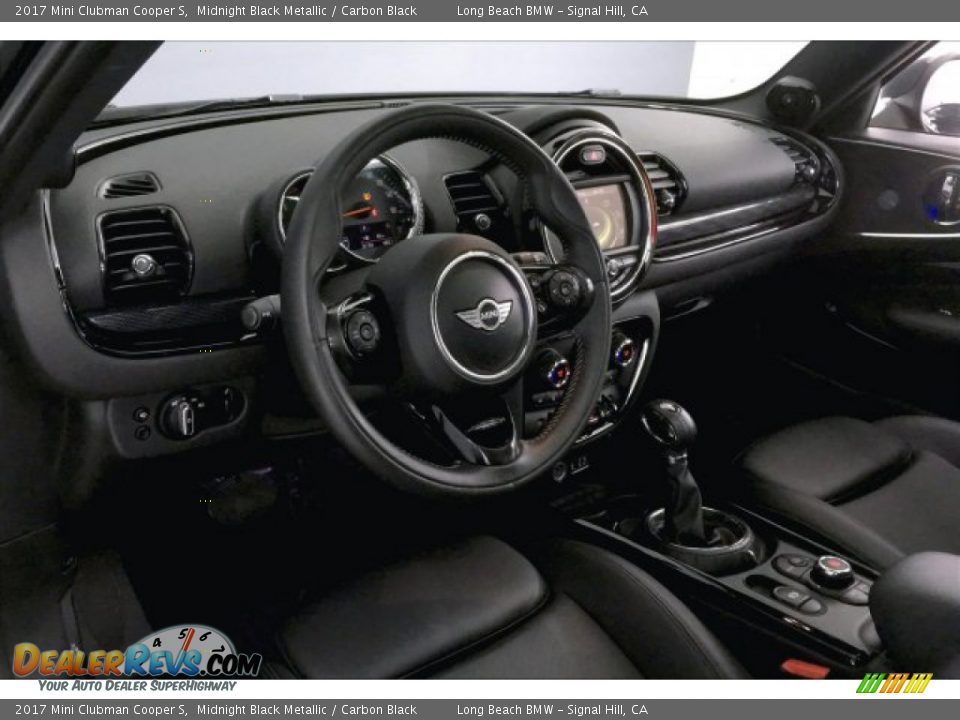 2017 Mini Clubman Cooper S Midnight Black Metallic / Carbon Black Photo #16
